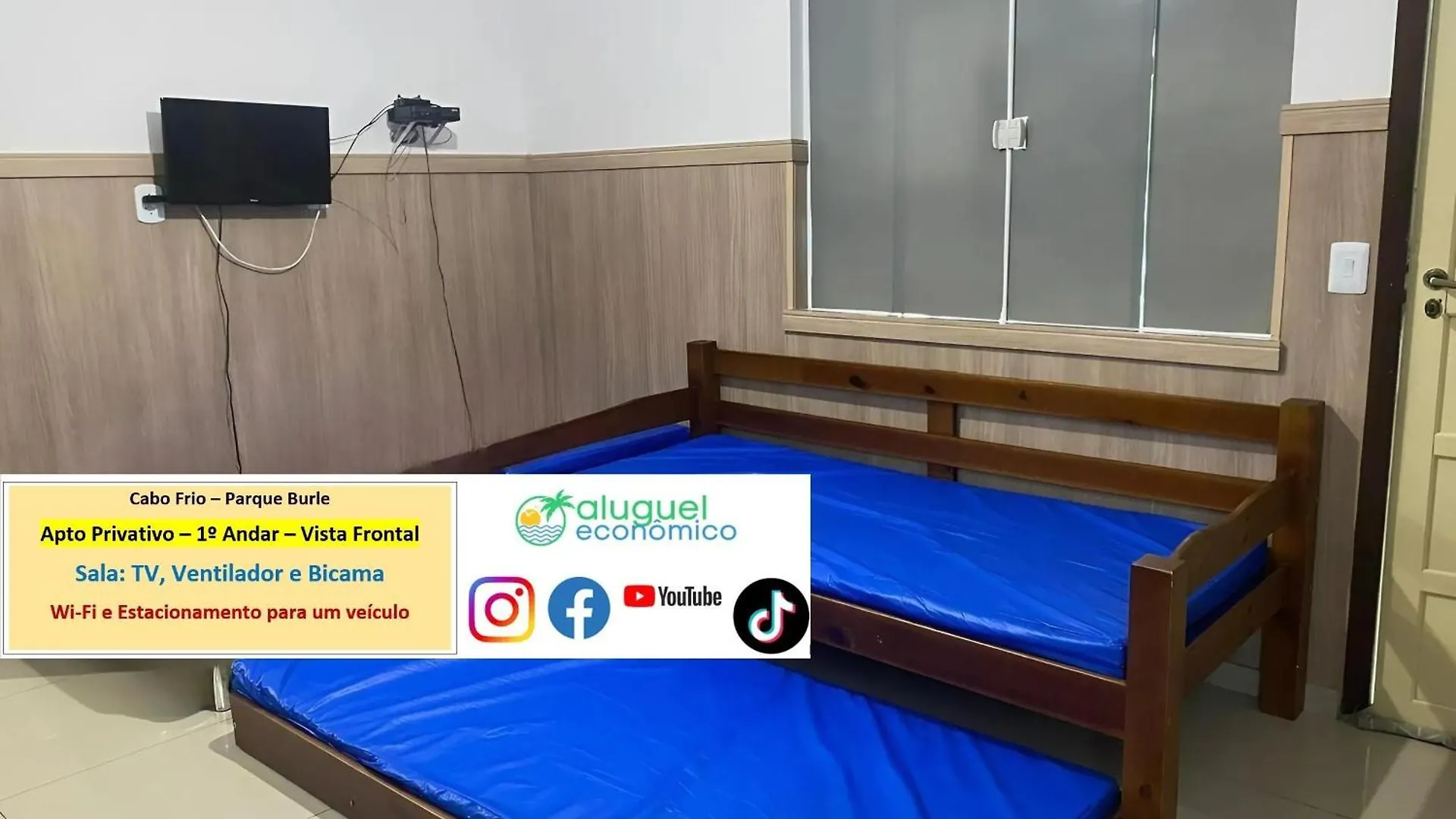 Apartmán Cabo Frio - Parque Burle - Aluguel Economico