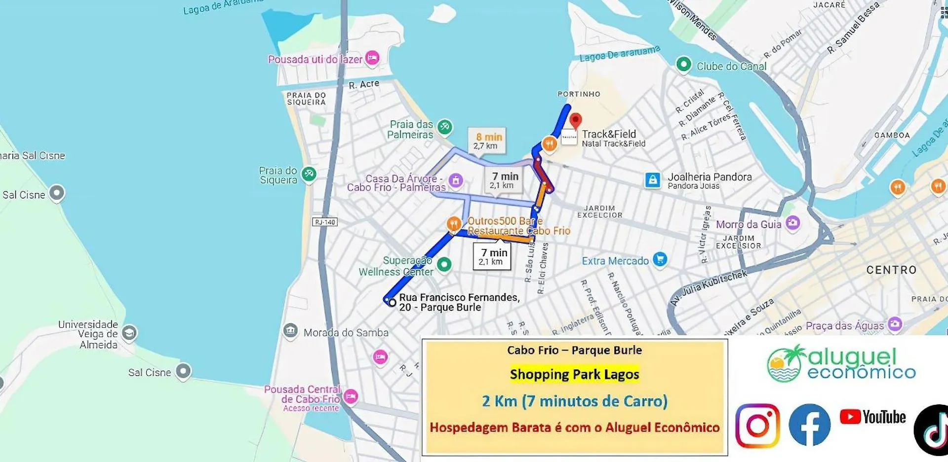 Cabo Frio - Parque Burle - Aluguel Economico Apartment Brazil