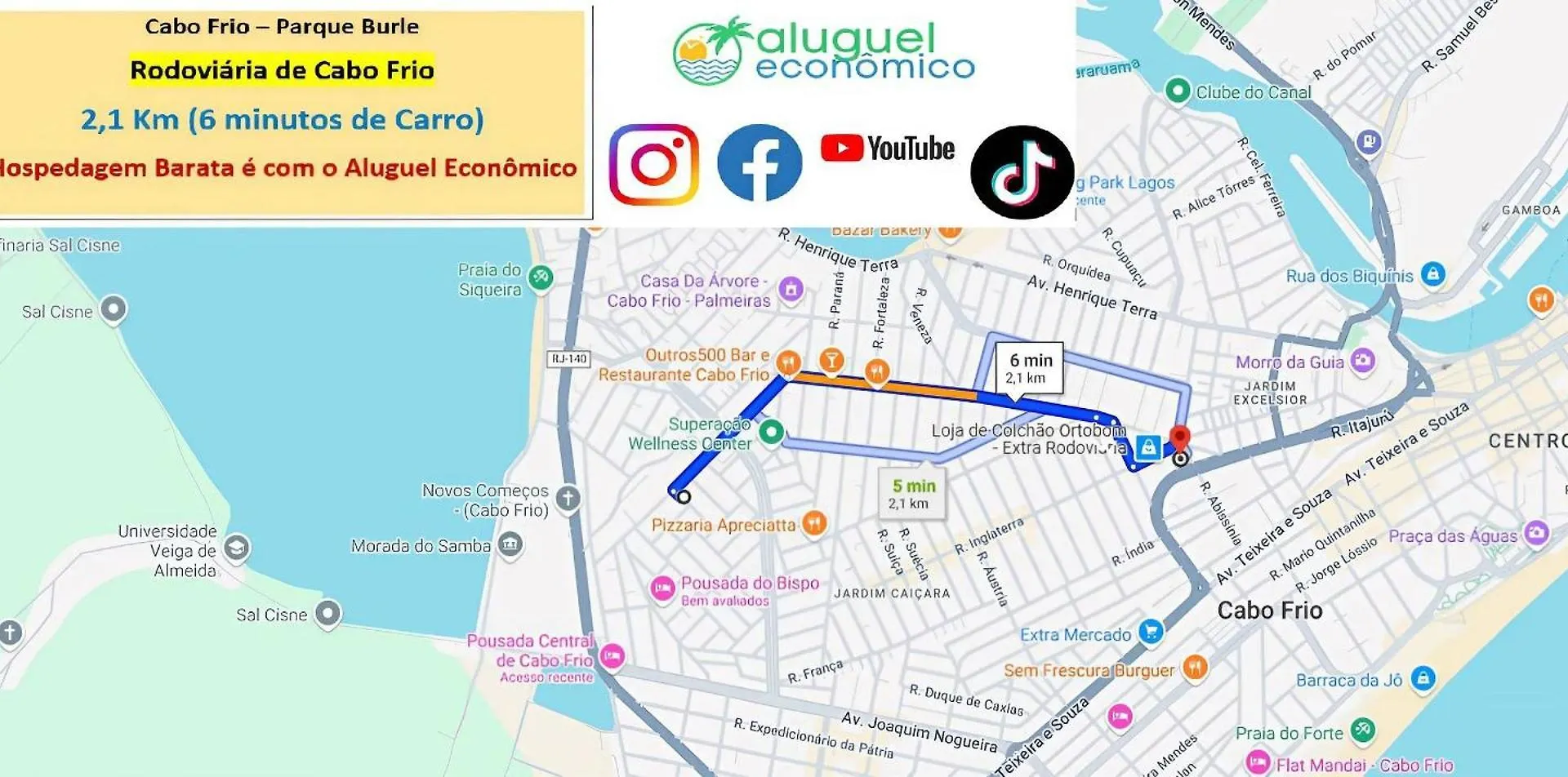 Cabo Frio - Parque Burle - Aluguel Economico Apartment 0*, Cabo Frio