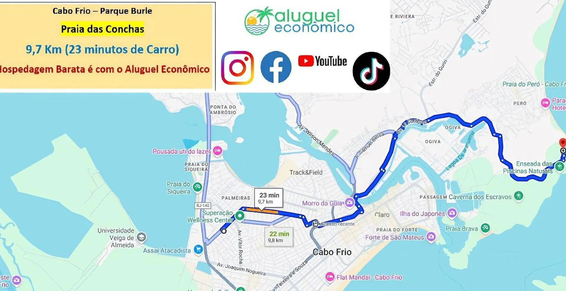 Cabo Frio - Parque Burle - Aluguel Economico Apartment