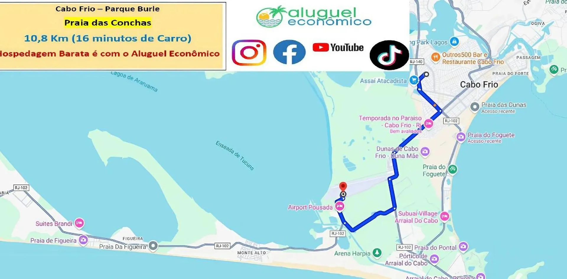 Cabo Frio - Parque Burle - Aluguel Economico Apartment