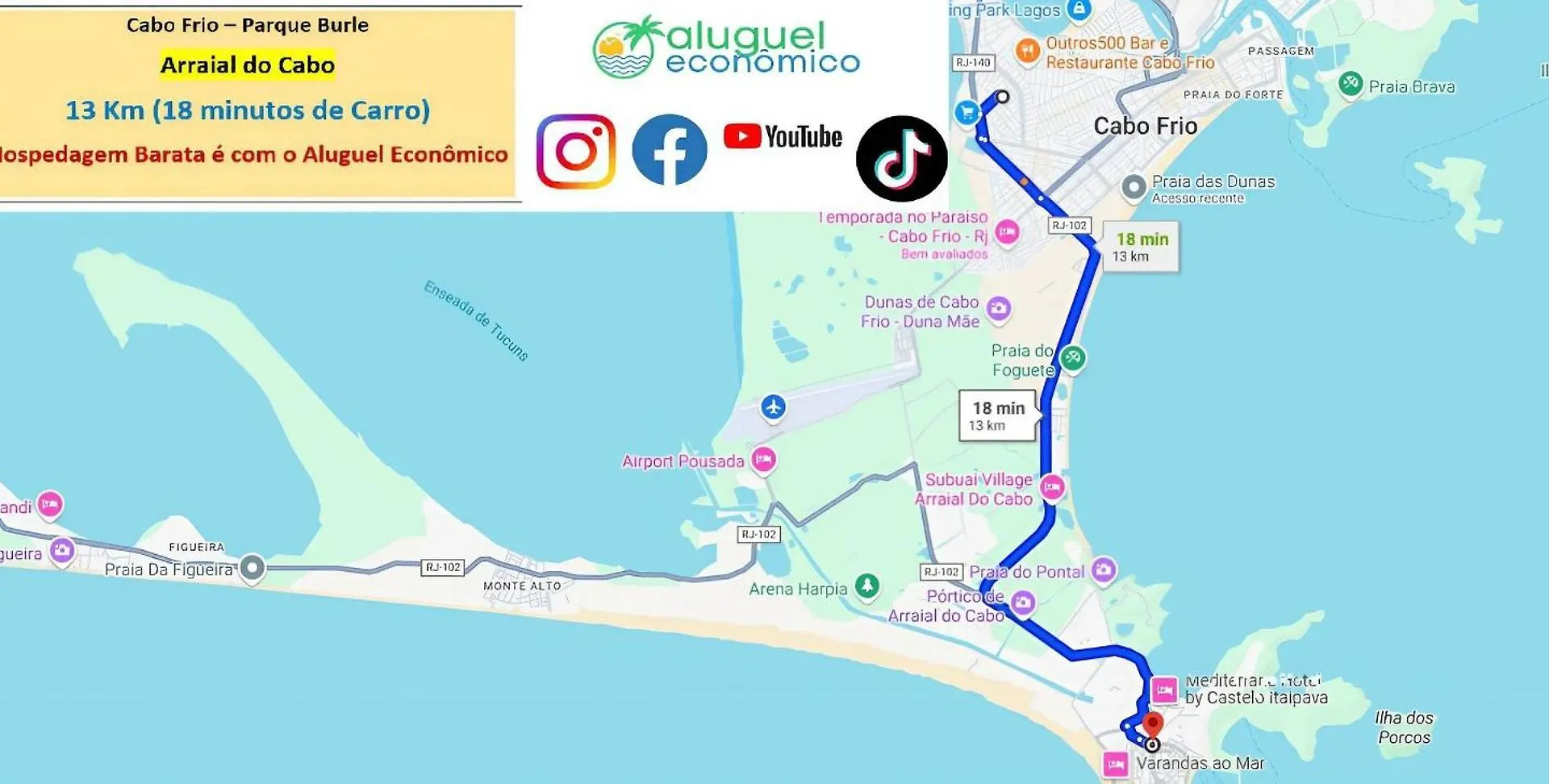 Cabo Frio - Parque Burle - Aluguel Economico Apartment